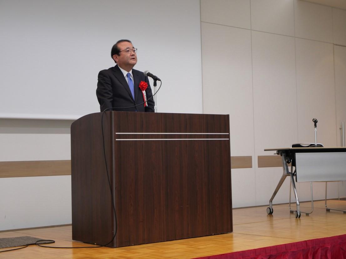 写真:理事長祝辞