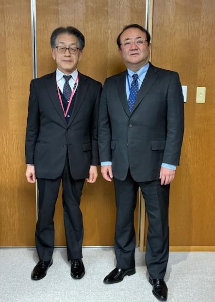 画像:近藤顧問と丸山理事長