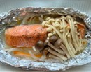 画像:鮭のホイル蒸し