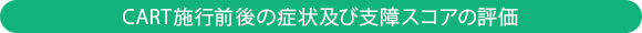 CART施行前後の症状及び支障スコアの評価