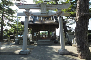 画像:八百富神社遥拝所