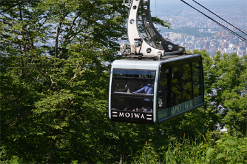 写真:札幌もいわ山ロープウェイ