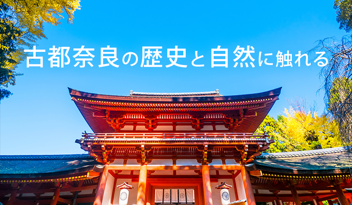 古都奈良の歴史と自然に触れる